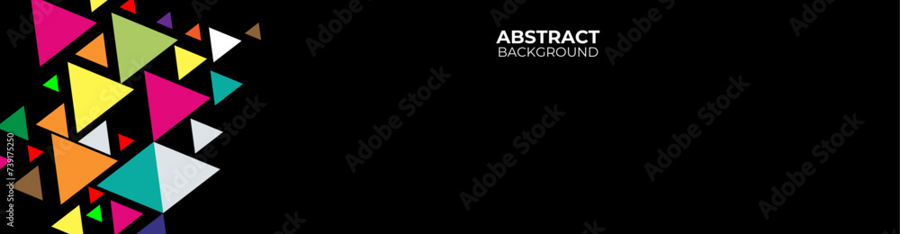 3D Colorful geometric abstract background on dark space. Minimalist modern graphic design element cutout style concept for banner, flyer, card, or brochure cover. vector illustration 3D Colorful geometric abstract background on dark space. Minimalist modern graphic design element cutout style concept for banner, flyer, card, or brochure cover. vector illustration
