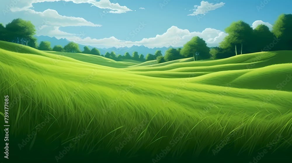 Beautiful green grass background Beautiful green grass background