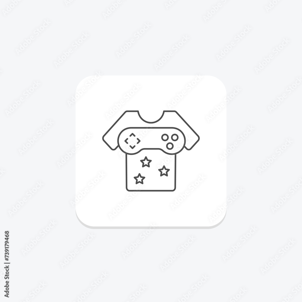 Casual Games icon, gaming, game, relaxed, easy thinline icon, editable vector icon, pixel perfect, illustrator ai file Casual Games icon, gaming, game, relaxed, easy thinline icon, editable vector icon, pixel perfect, illustrator ai file