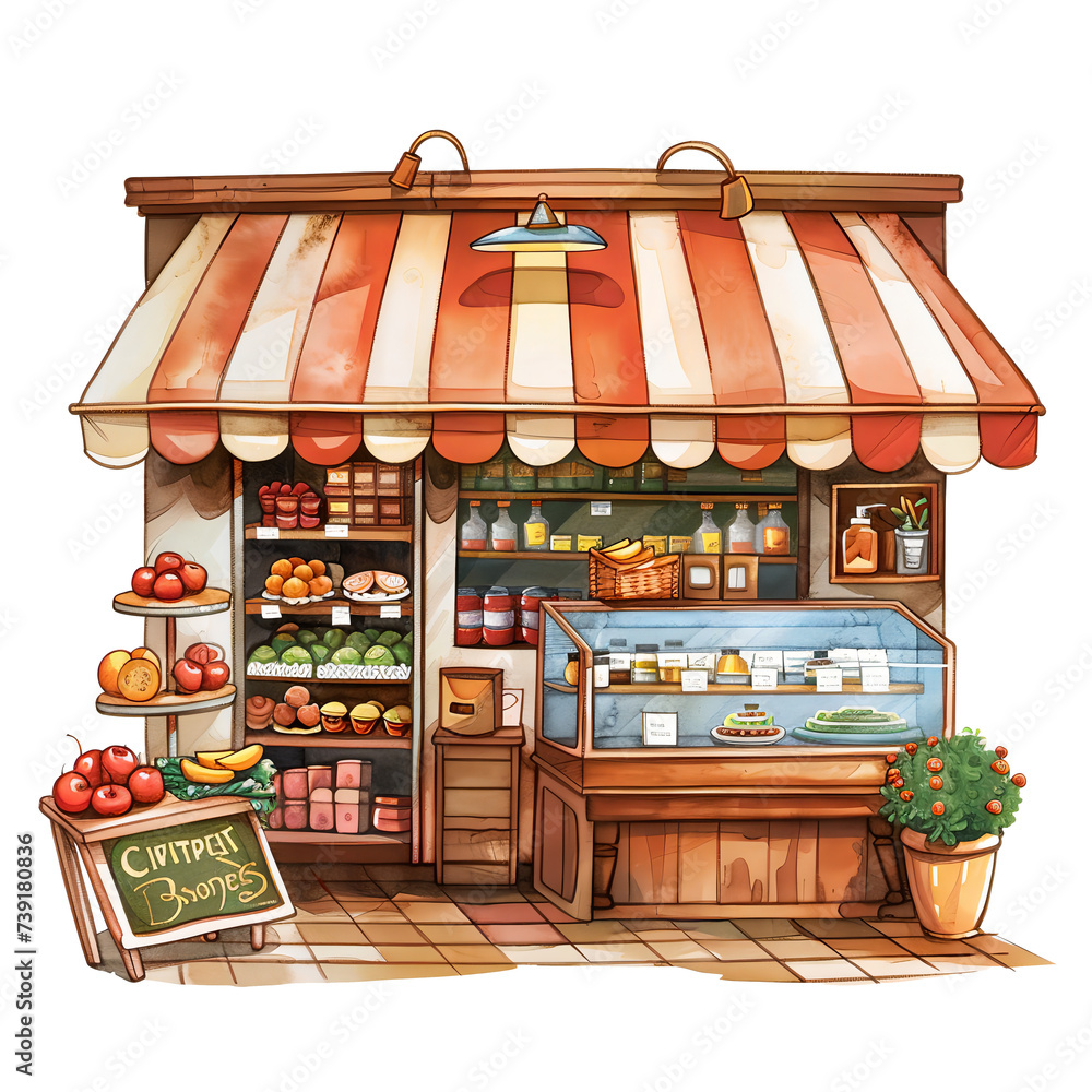shop vector on white background