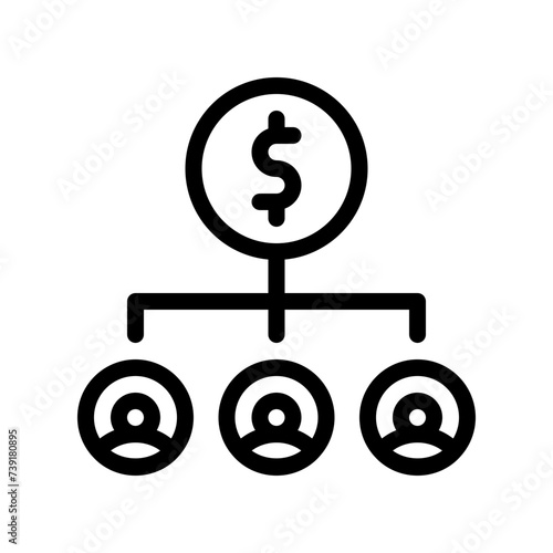 diversify line icon