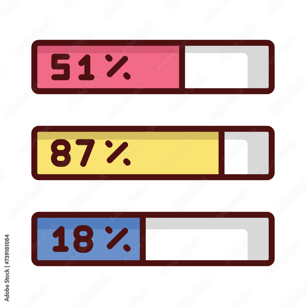 Charts icon vector, stock illustration Charts icon vector, stock illustration
