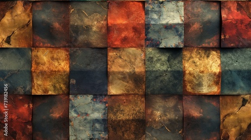 Abstract background with tile texture