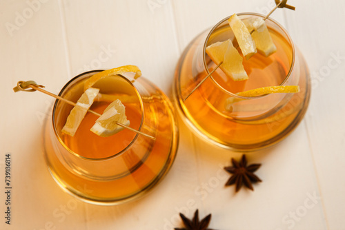 Mulled wine. Glühwein.