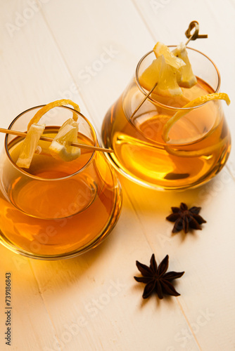 Mulled wine. Glühwein.