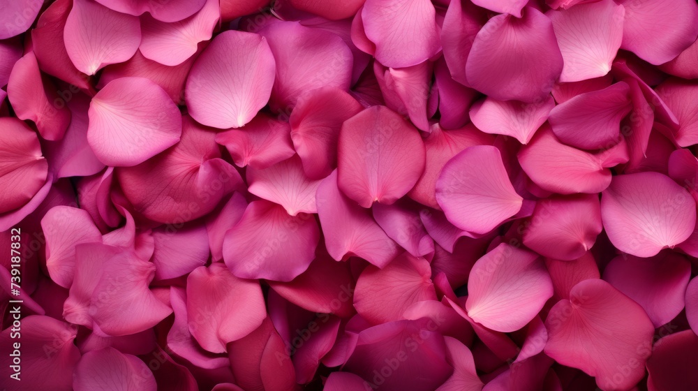Pink rose petal close-up background. Romantic background