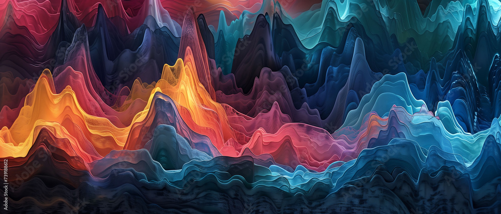 Crimson and Aqua Abstract Swirl Background Crimson and Aqua Abstract Swirl Background