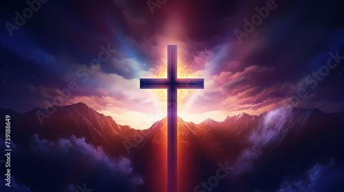 The Holy Cross symbolizes the death and resurrection of Jesus Christ © ma