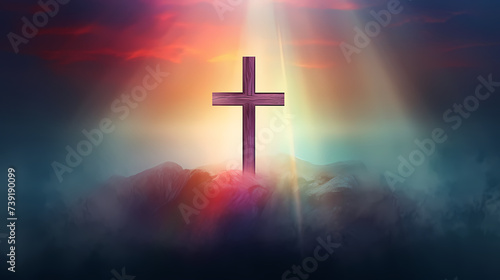 The Holy Cross symbolizes the death and resurrection of Jesus Christ © ma