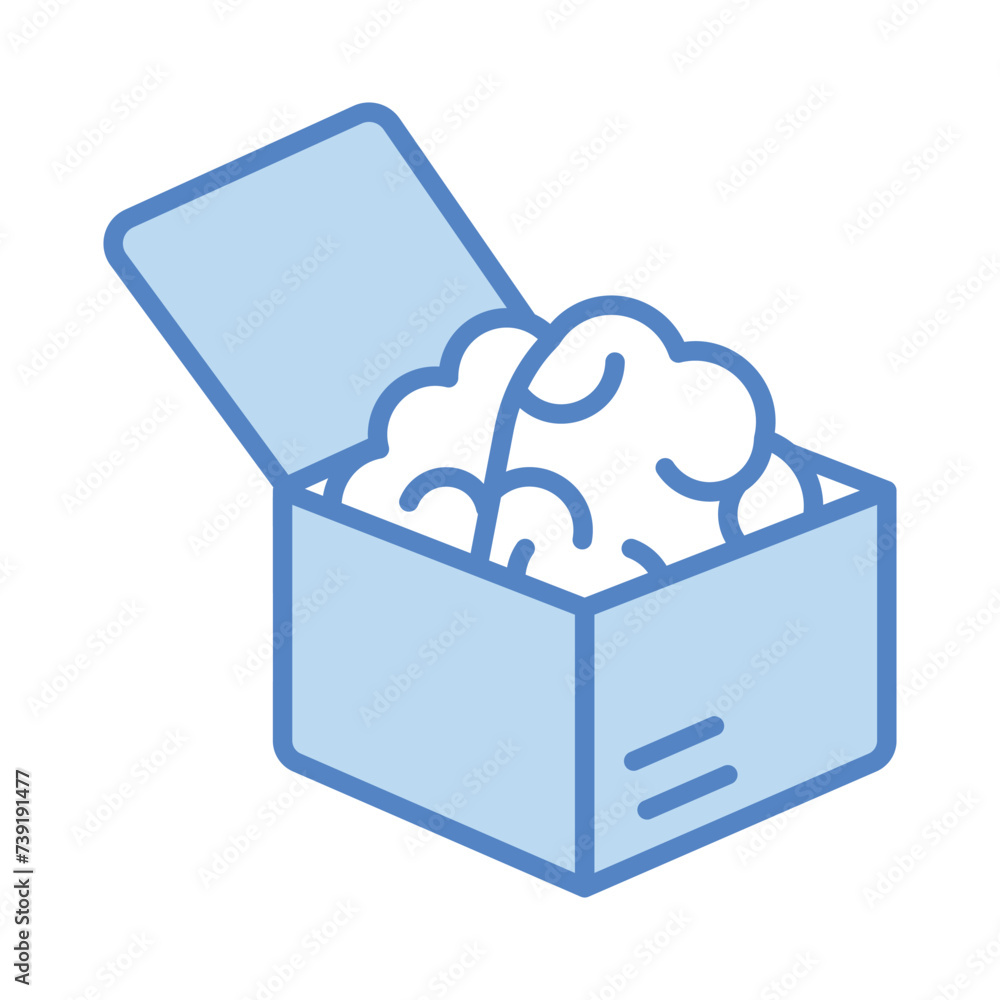 Open Minded icon vector, stock illustration Open Minded icon vector, stock illustration