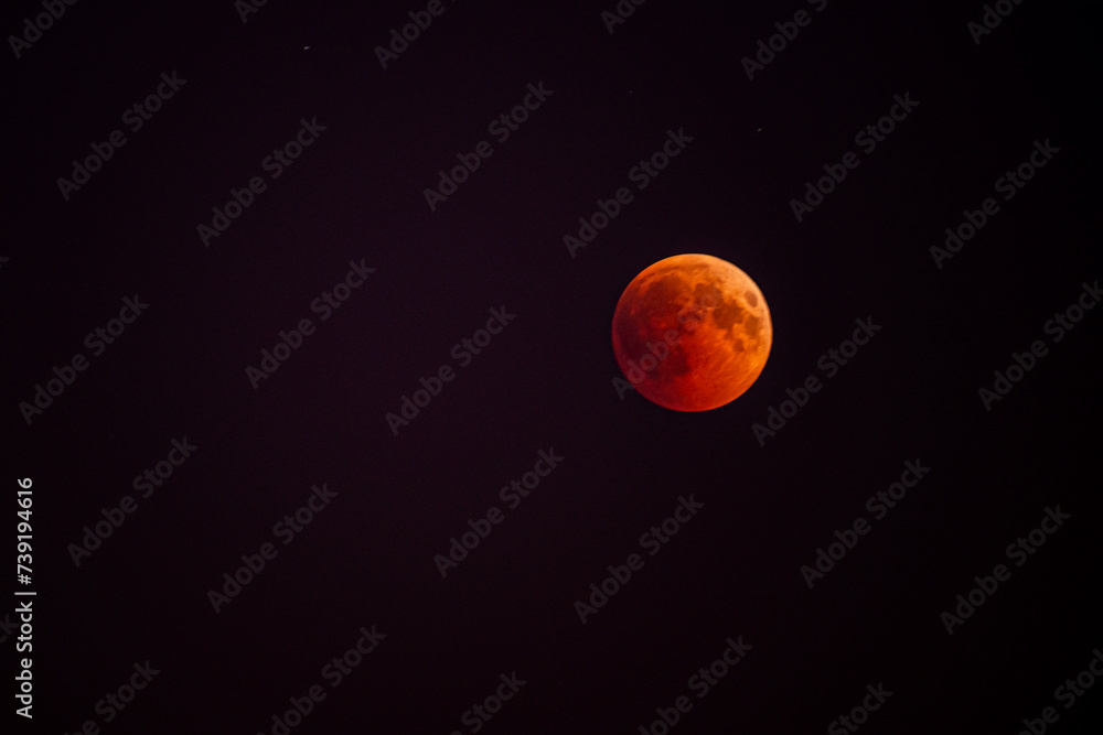 Plakát Blood Moon Red Moon Total Lunar Eclipse – Obraz na Zeď | Posters.cz