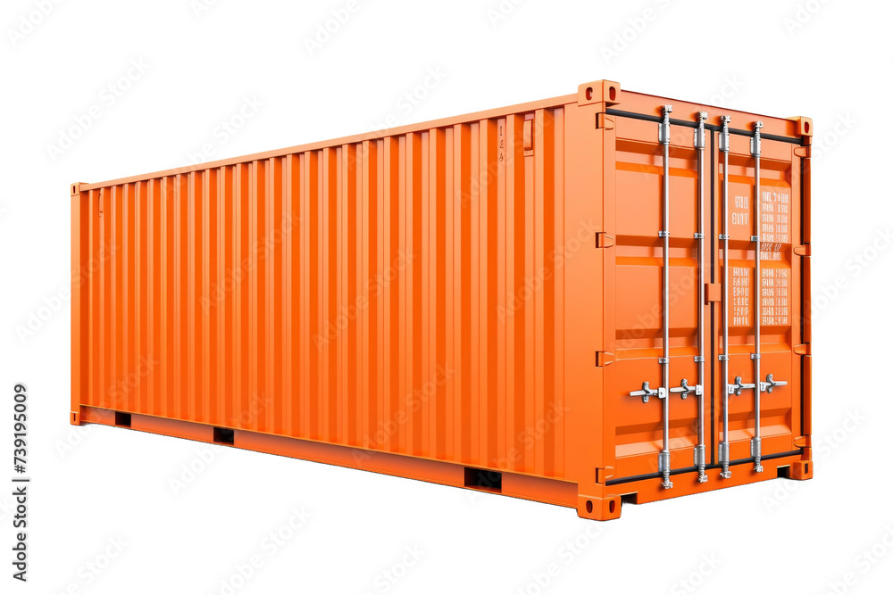 cargo container on transparent background, Png format. cargo container on transparent background, Png format.