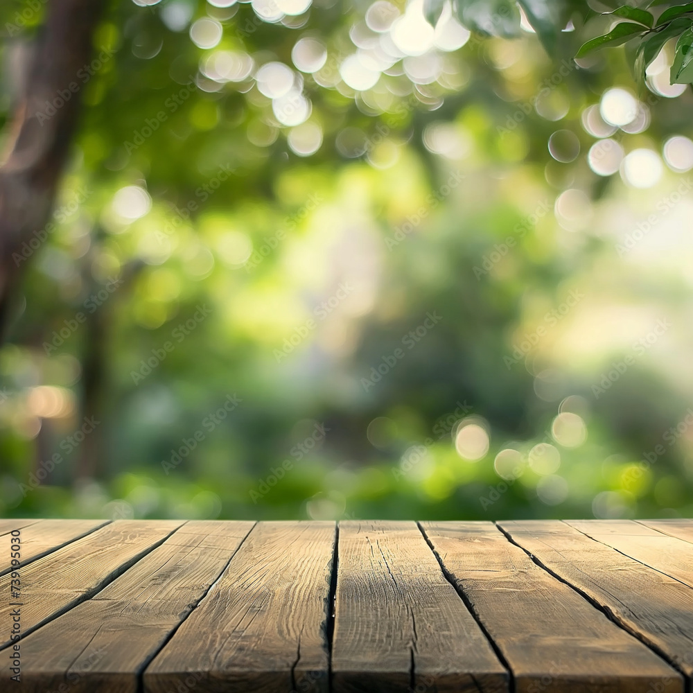empty table nature theme background empty table nature theme background