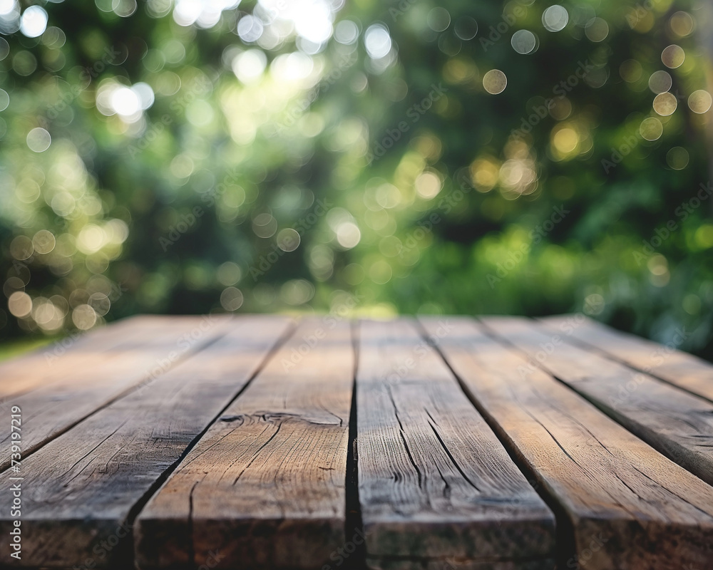 empty table nature theme background empty table nature theme background