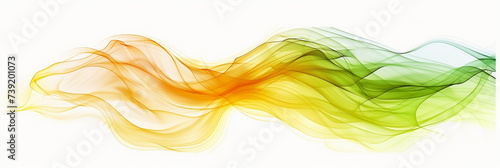 a wave of light or energy, colorful burst vibrant green and yellow tones (1) © Visual Craft