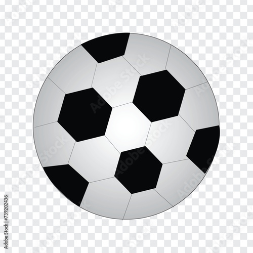 soccer ball on black background © Pixel24