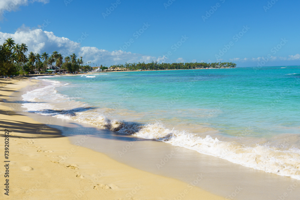 Las terrenas Beach, Samaná peninsula, Dominican Republic 