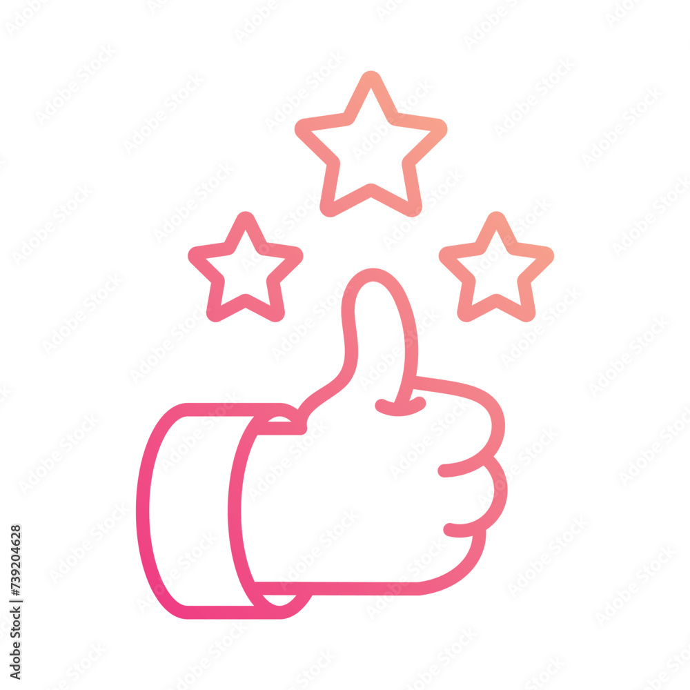 Rating icon vector, stock illustration Rating icon vector, stock illustration