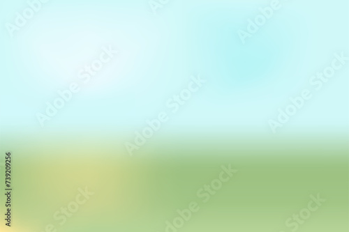 Spring blur background. Holiday abstract banner template. Card with decoration. Vector simple illustration