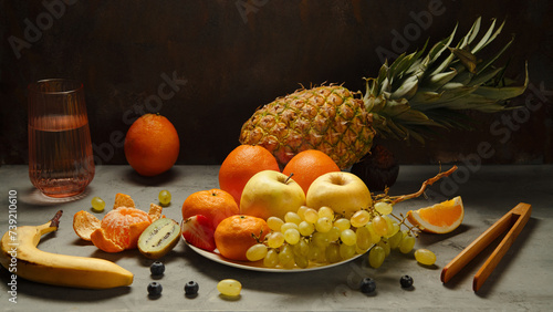 Still life with fruits