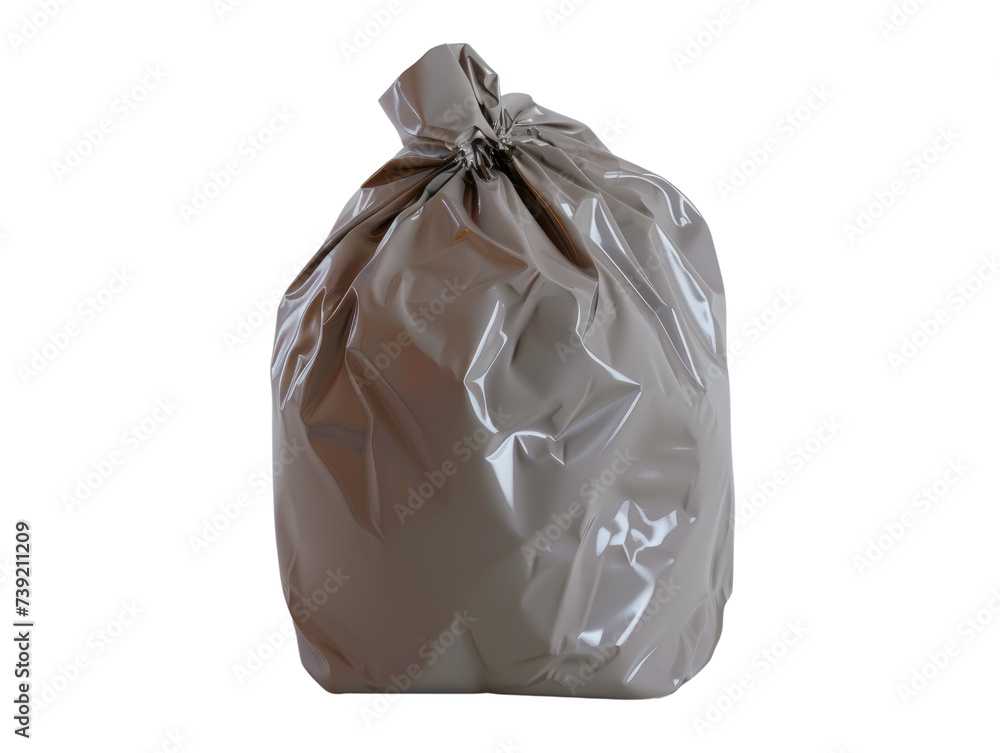 Trash bag isolated on transparent background Trash bag isolated on transparent background