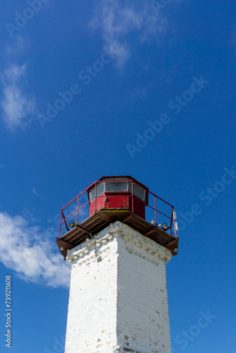Lighthouse in Salacgriva, Latvia photo