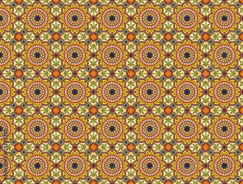 Seamless decorative pattern background