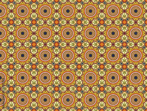 Seamless decorative pattern background