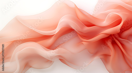 combining pastel peach and rose pink in an abstract futuristic texture isolated on a transparent background
