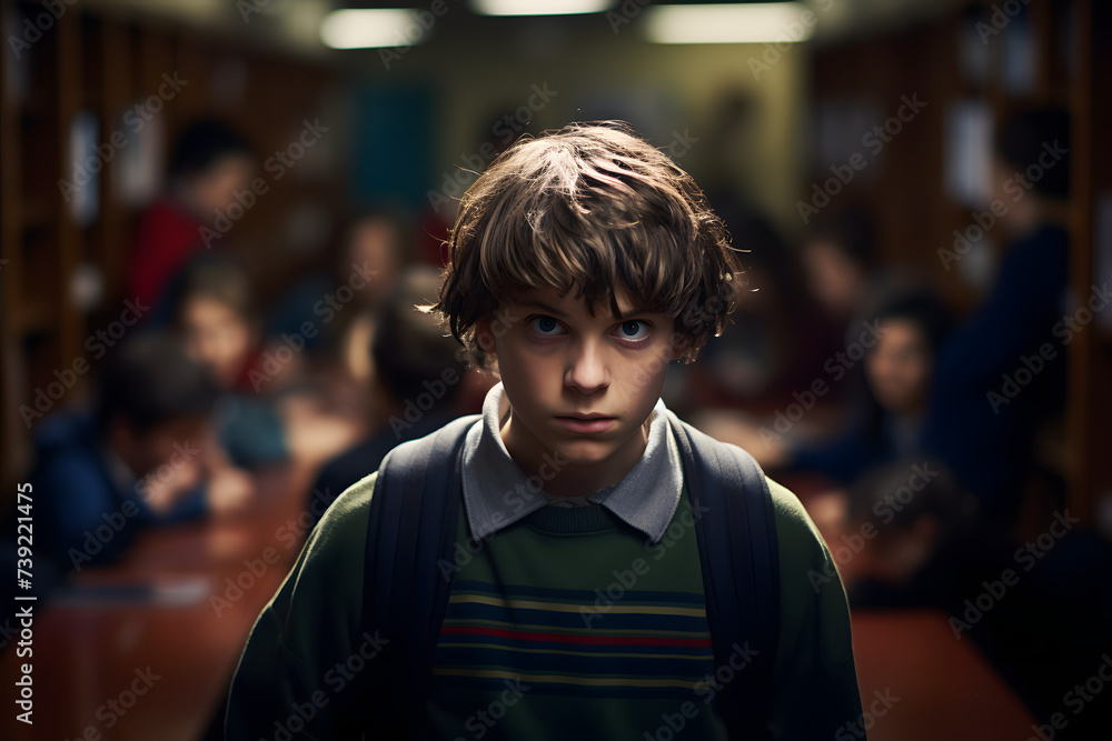 Frightened Young Boy - A Spine-Tingling Photo Banner Unveiling Wide-Eyed Fear and Dread. Frightened Young Boy - A Spine-Tingling Photo Banner Unveiling Wide-Eyed Fear and Dread.