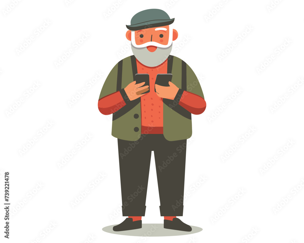 People holding, using mobile phones set. Characters with smartphones in hands. Men, women use cellphones, surfing internet, chatting. Flat graphic vector illustrations isolated on white background People holding, using mobile phones set. Characters with smartphones in hands. Men, women use cellphones, surfing internet, chatting. Flat graphic vector illustrations isolated on white background