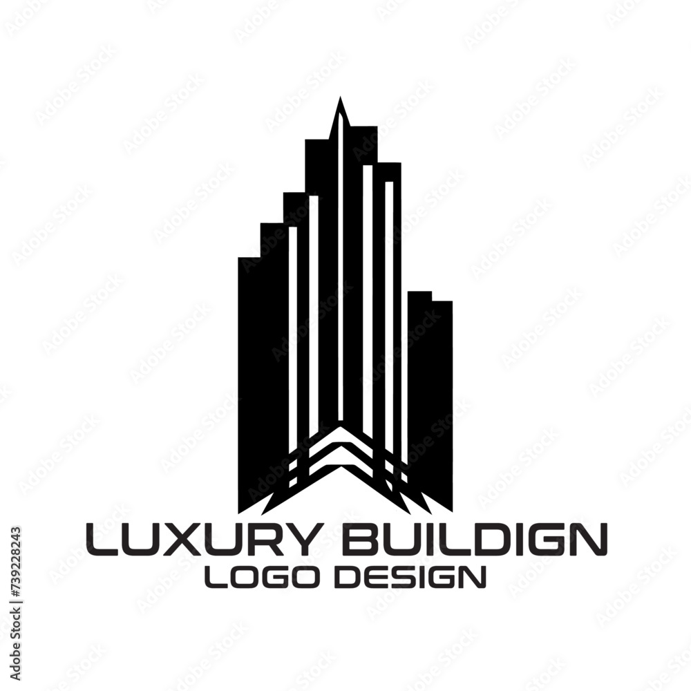 Luxury Building Vector Logo Design