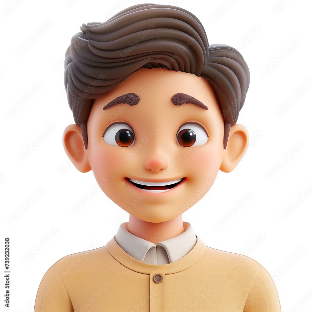 user pic handsome young man cartoon illustration isolated on white user pic handsome young man cartoon illustration isolated on white