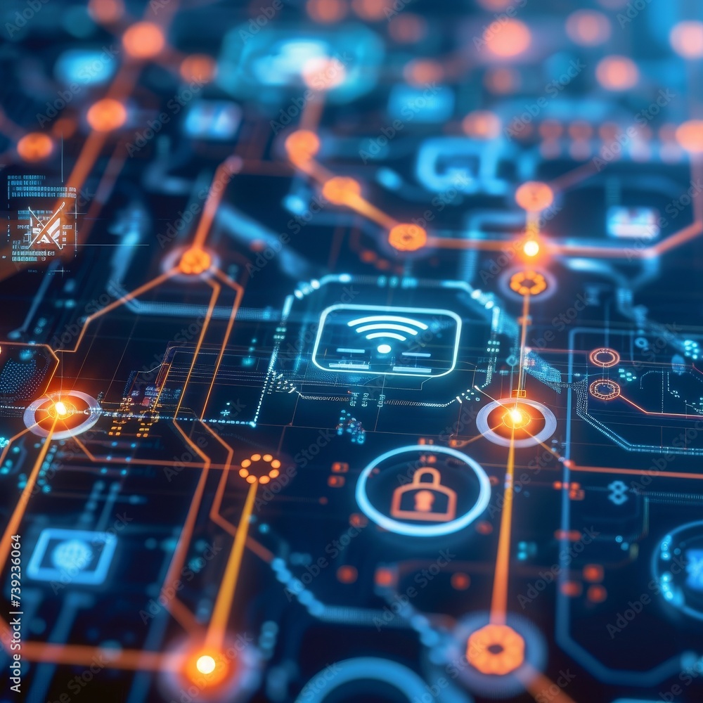 Depiction of rapid growth of cyber threats with advancements in technology Depiction of rapid growth of cyber threats with advancements in technology