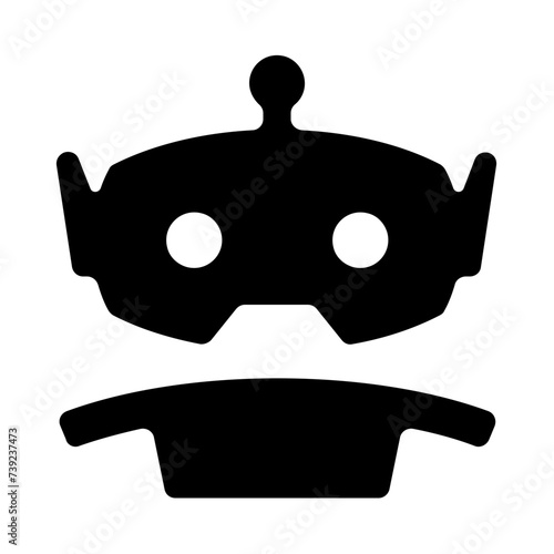 Humanoid Chatbot Bot Robot Solid Icon