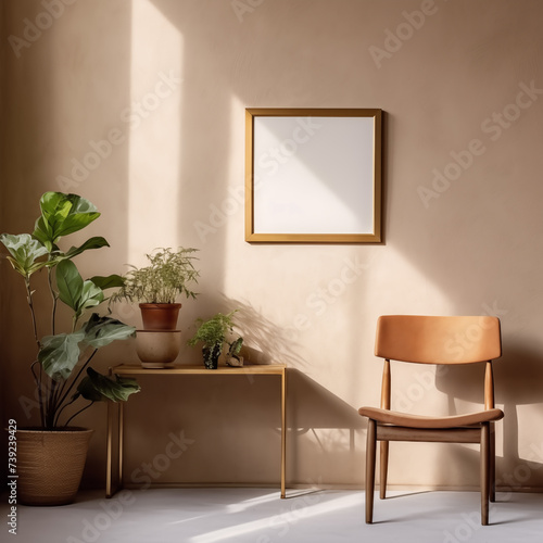 Wallpaper Mural Modern home mockup interior background, 3d render Torontodigital.ca