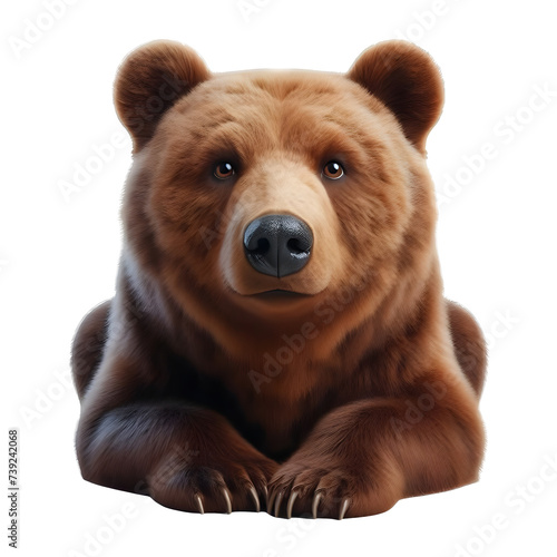Isolated Bear Animal on a Transparent background