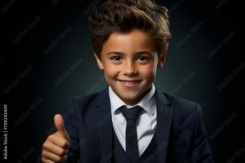 kid in a suit pointing at something kid in a suit pointing at something