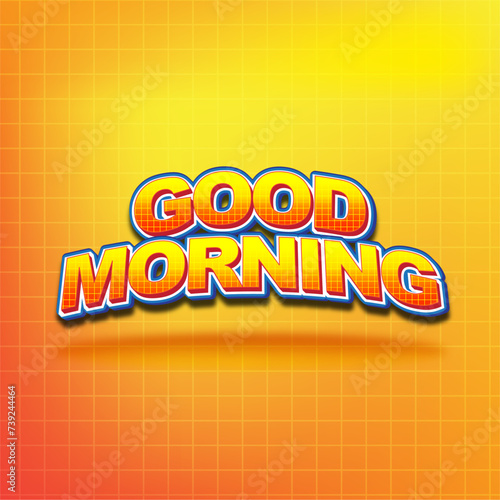 Good Morning Text Effect