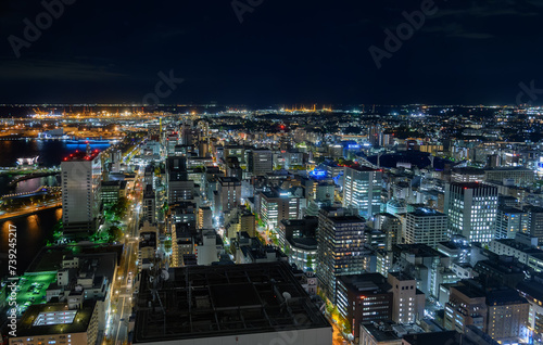 Wallpaper Mural みなとみらいの夜景 Torontodigital.ca