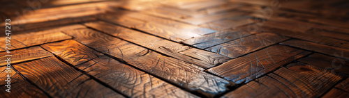 Parquet Perfection: Detailed Herringbone Wood Texture