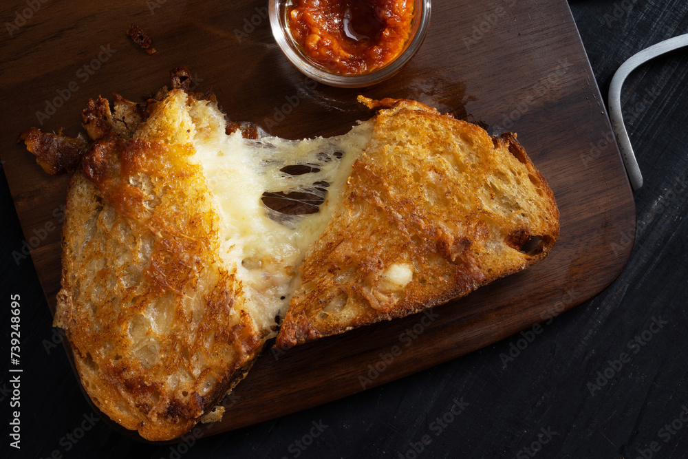 italian american grilled cheese sandwich