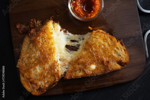 italian american grilled cheese sandwich