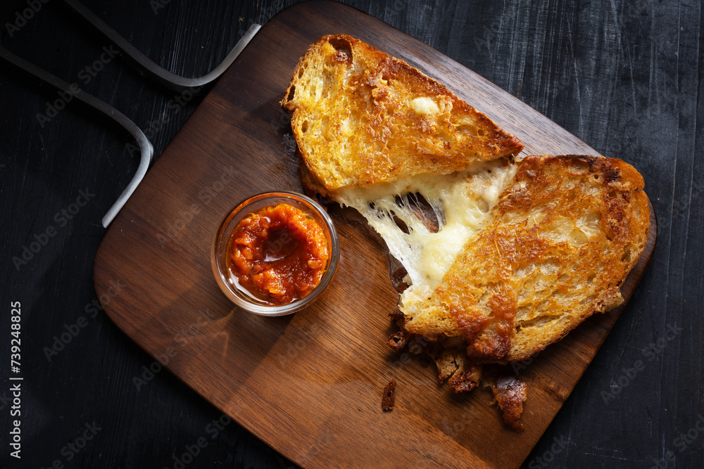 italian american grilled cheese sandwich