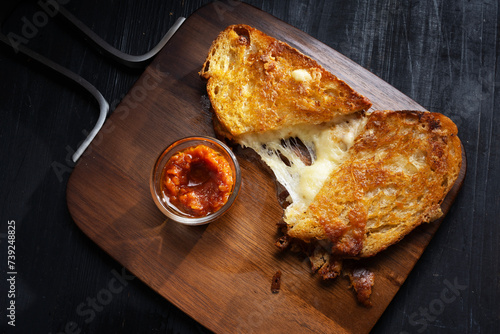 italian american grilled cheese sandwich © fkruger