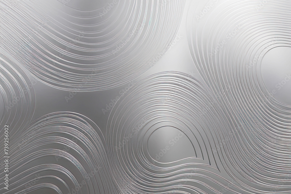 Obraz premium Brushed texture. Circular pattern