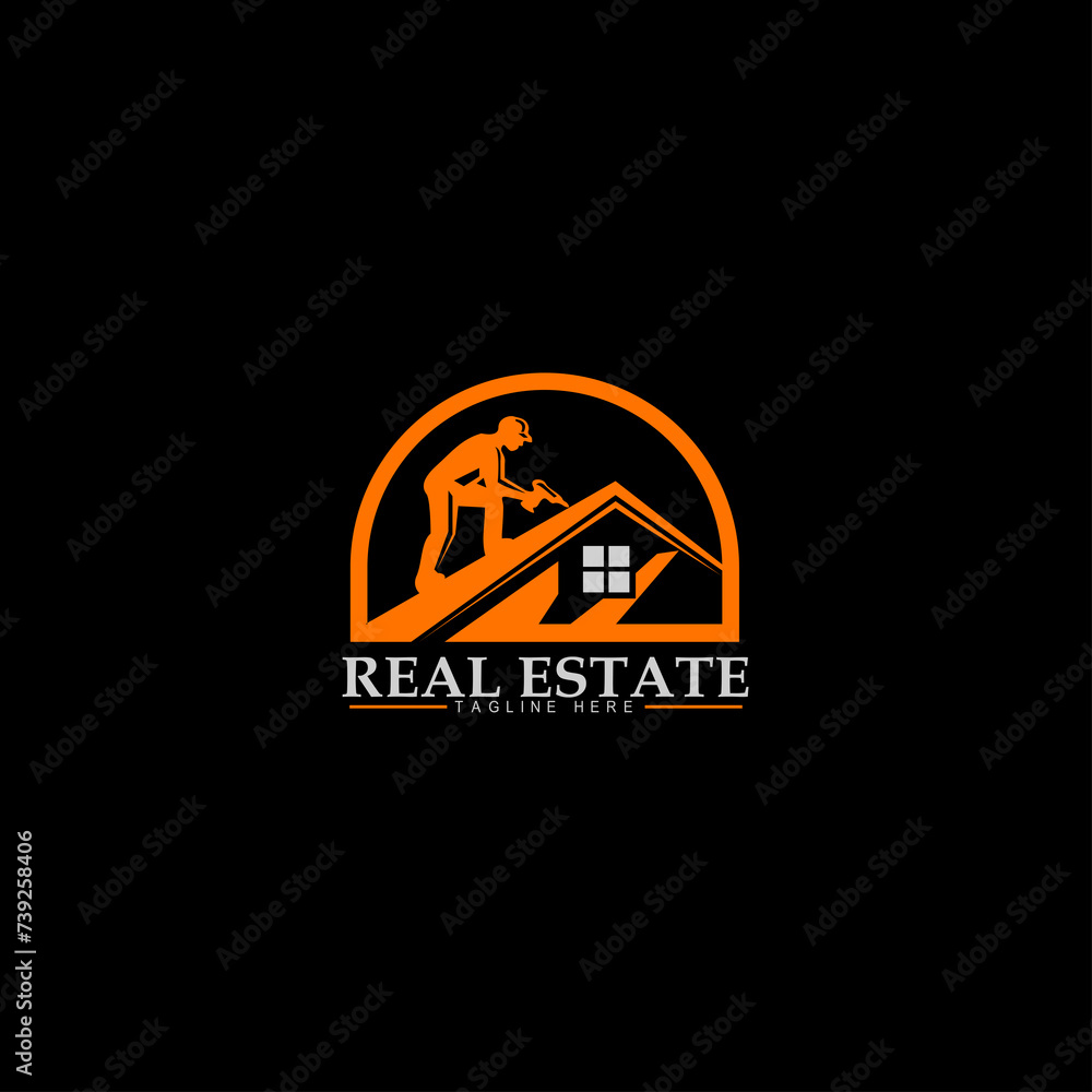 Real-Estate/Construction Company logo design Real-Estate/Construction Company logo design
