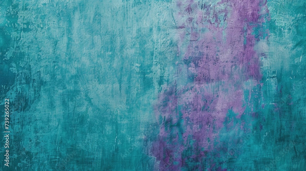 Teal and purple textured background for photography