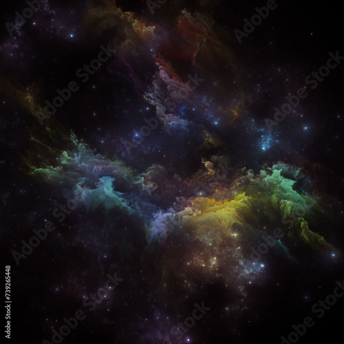 Fototapeta Naklejka Na Ścianę i Meble -  Petals of Stellar Space