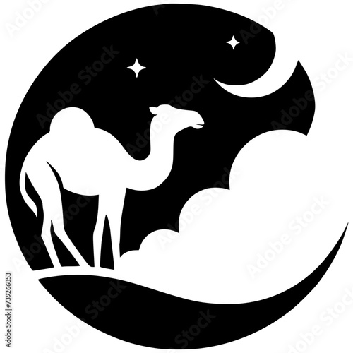 Simple camel silhouette